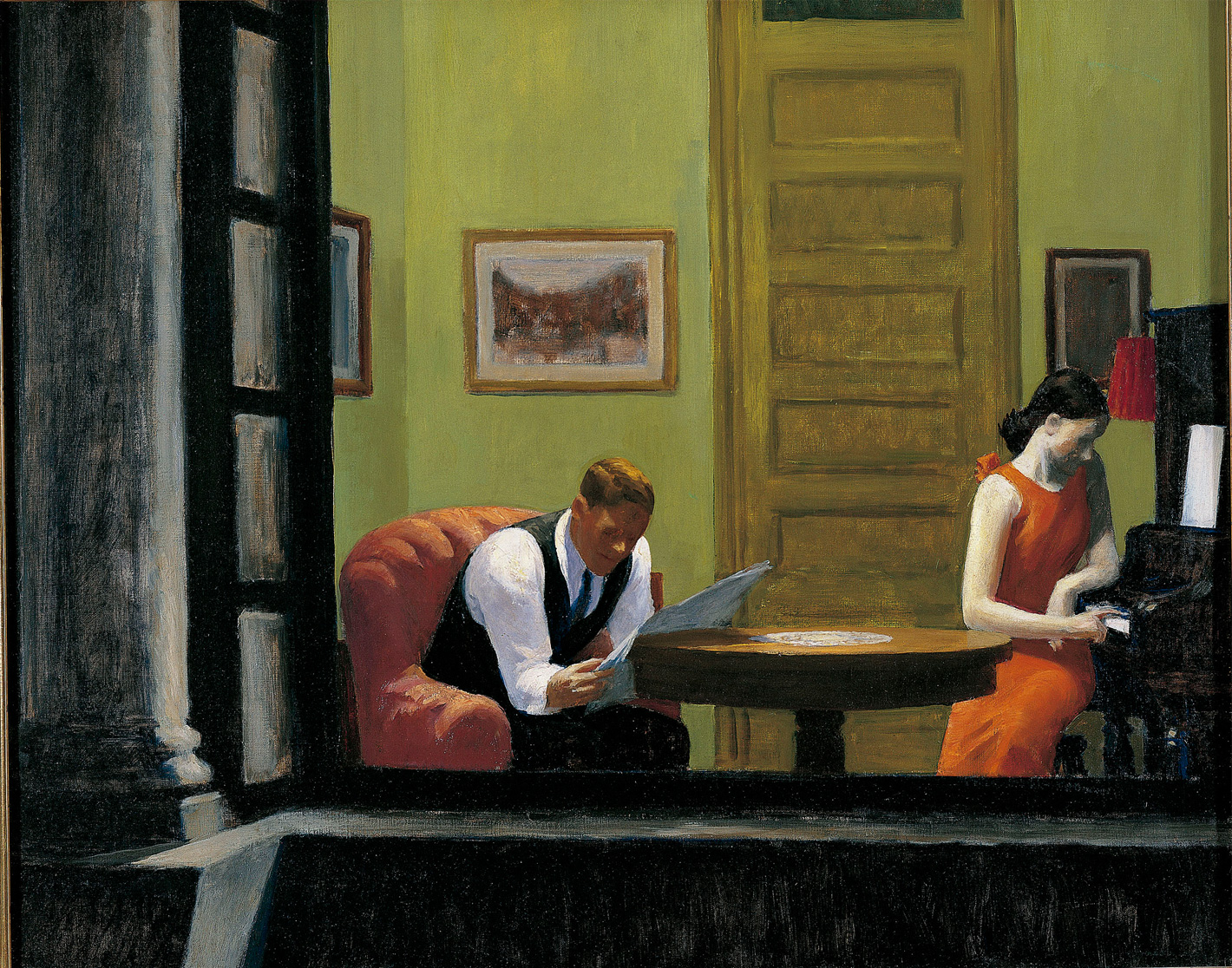 cuadros de hopper en el thyssen