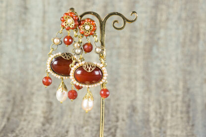 Pendientes Marcosa Rojo