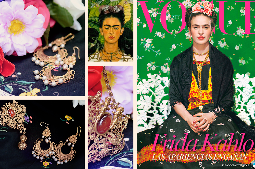 pendientes frida kahlo