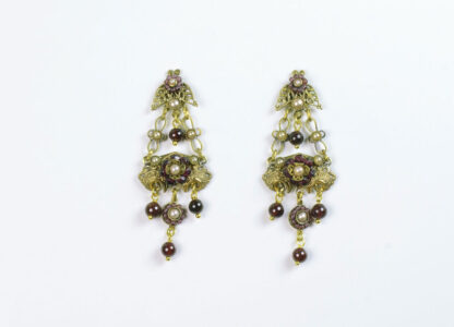 Maroon Romance Earrings