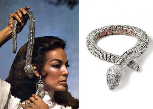 collar de serpiente de cartier maría félix