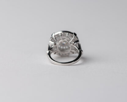 Anillo Ojo de Perdiz Blanco